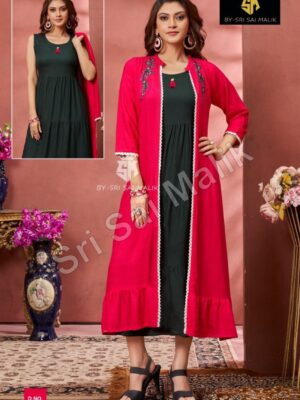 14360 Jacket type Kurtis